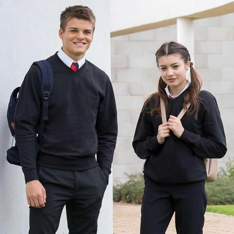 Classic V Neck School Sweater